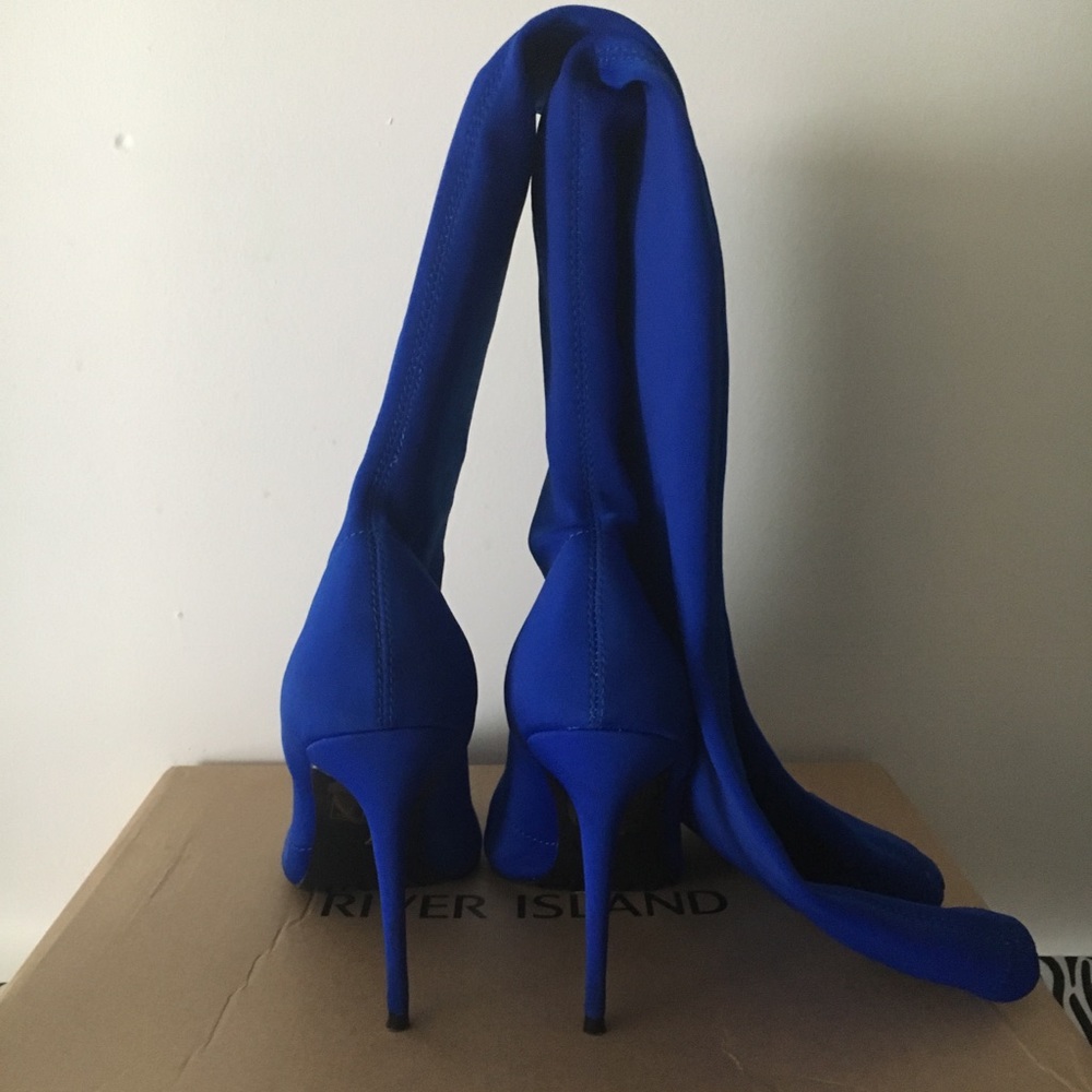 River Island Over the Knee Boots - Picture 5 of 7